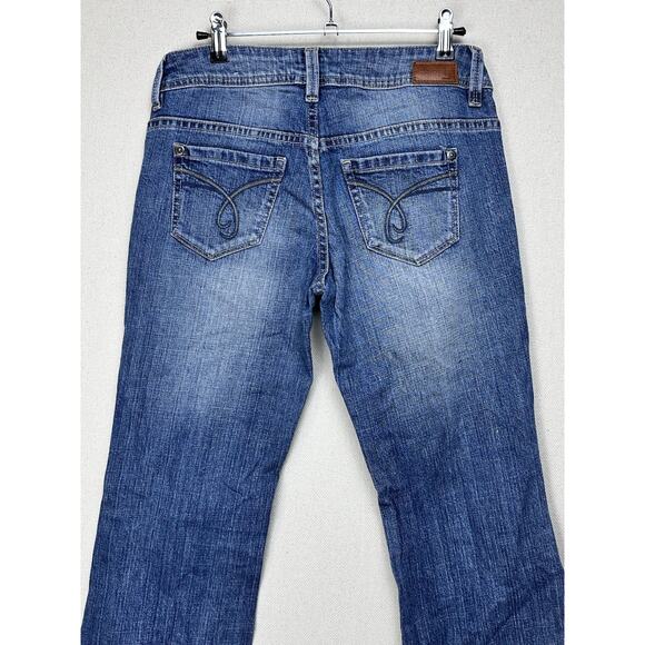 Esprit Vintage Bootcut Leg Jeans Women's 26x30 Blue Stone Wash Denim Low Rise - Picture 13 of 16